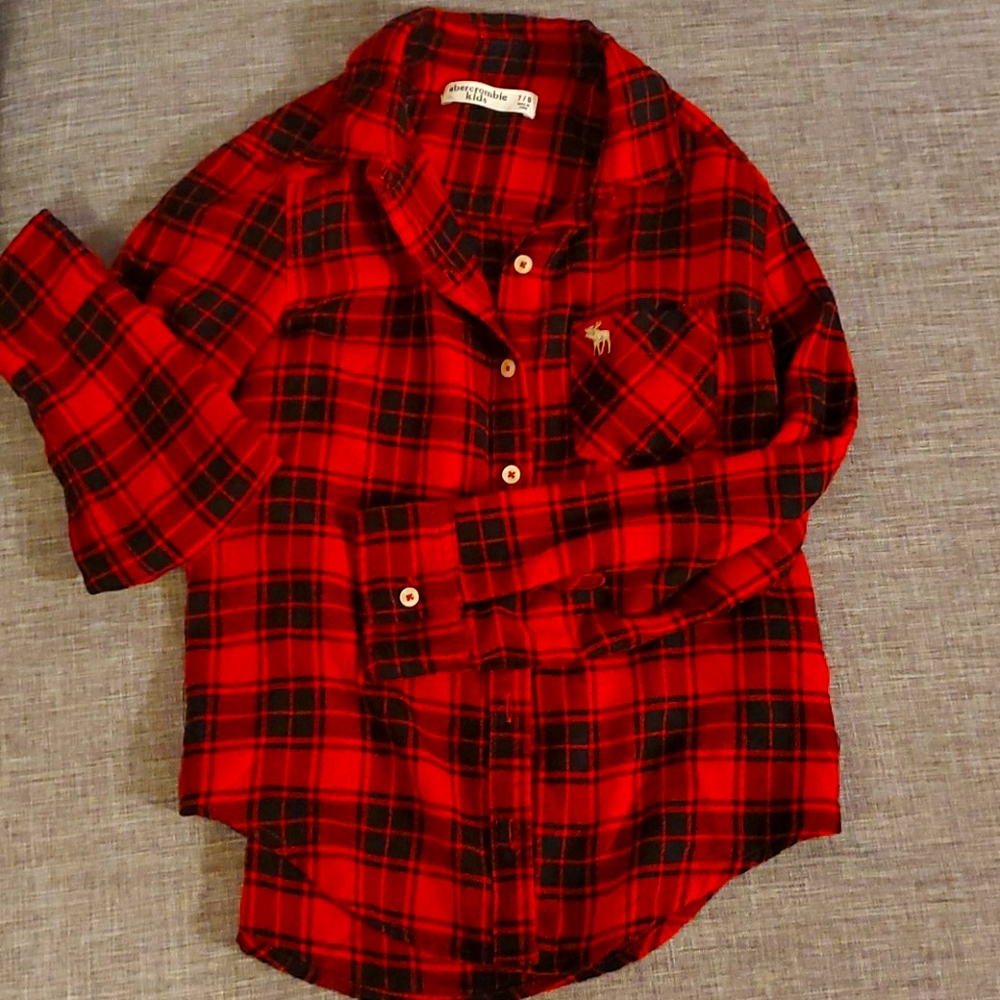 Plaid button shirt